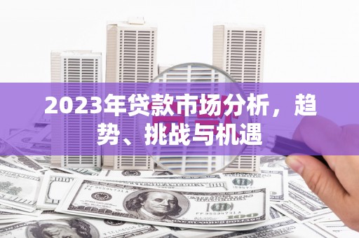 士林2023年贷款市场分析，趋势、挑战与机遇