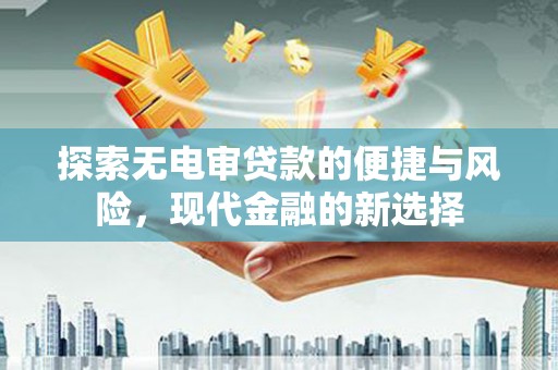 岱山探索无电审贷款的便捷与风险，现代金融的新选择
