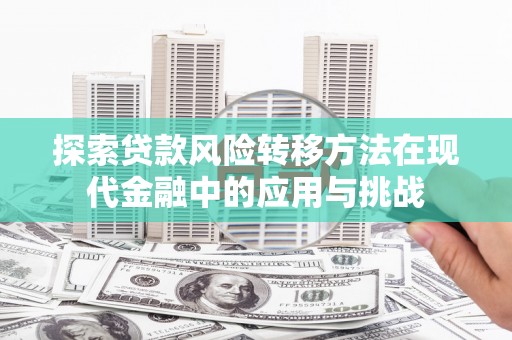 洪雅探索贷款风险转移方法在现代金融中的应用与挑战
