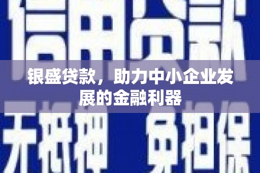 云梦银盛贷款，助力中小企业发展的金融利器