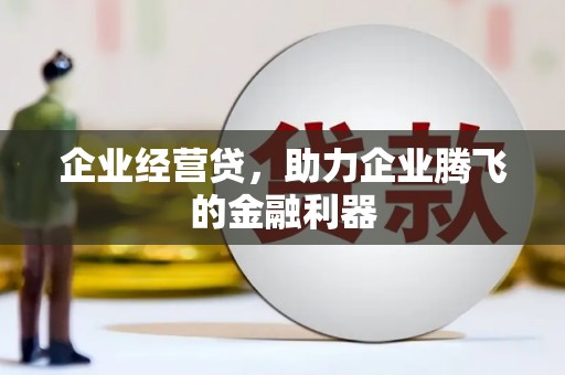 平舆企业经营贷，助力企业腾飞的金融利器