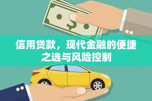板桥信用贷款，现代金融的便捷之选与风险控制