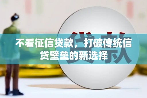 九龙城不看征信贷款，打破传统信贷壁垒的新选择