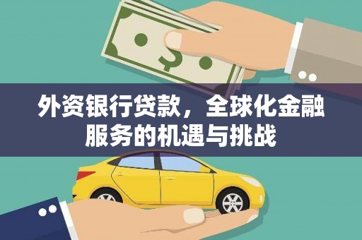 沈丘外资银行贷款，全球化金融服务的机遇与挑战