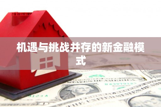 荥阳机遇与挑战并存的新金融模式