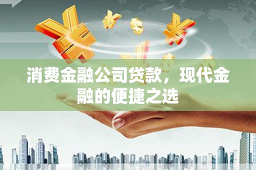 洪湖消费金融公司贷款，现代金融的便捷之选
