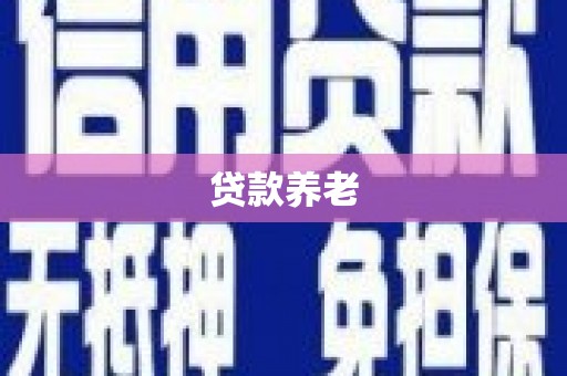 亳州贷款养老