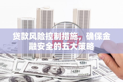 仁爱贷款风险控制措施，确保金融安全的五大策略