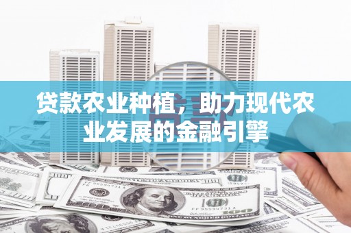 闻喜贷款农业种植，助力现代农业发展的金融引擎