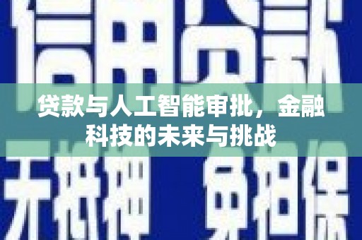 乾安贷款与人工智能审批，金融科技的未来与挑战