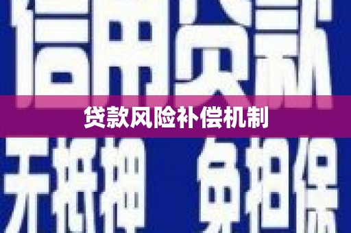 公馆贷款风险补偿机制