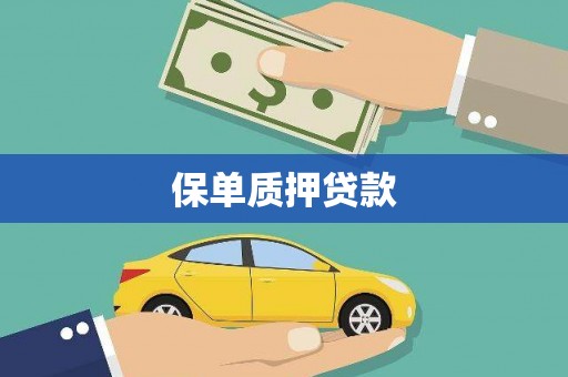 馆陶保单质押贷款
